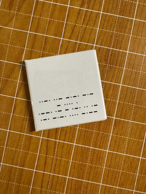 F#@$ the Patriarchy Morse Code Button Magnet