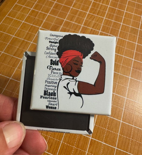 Rosie Button Magnet