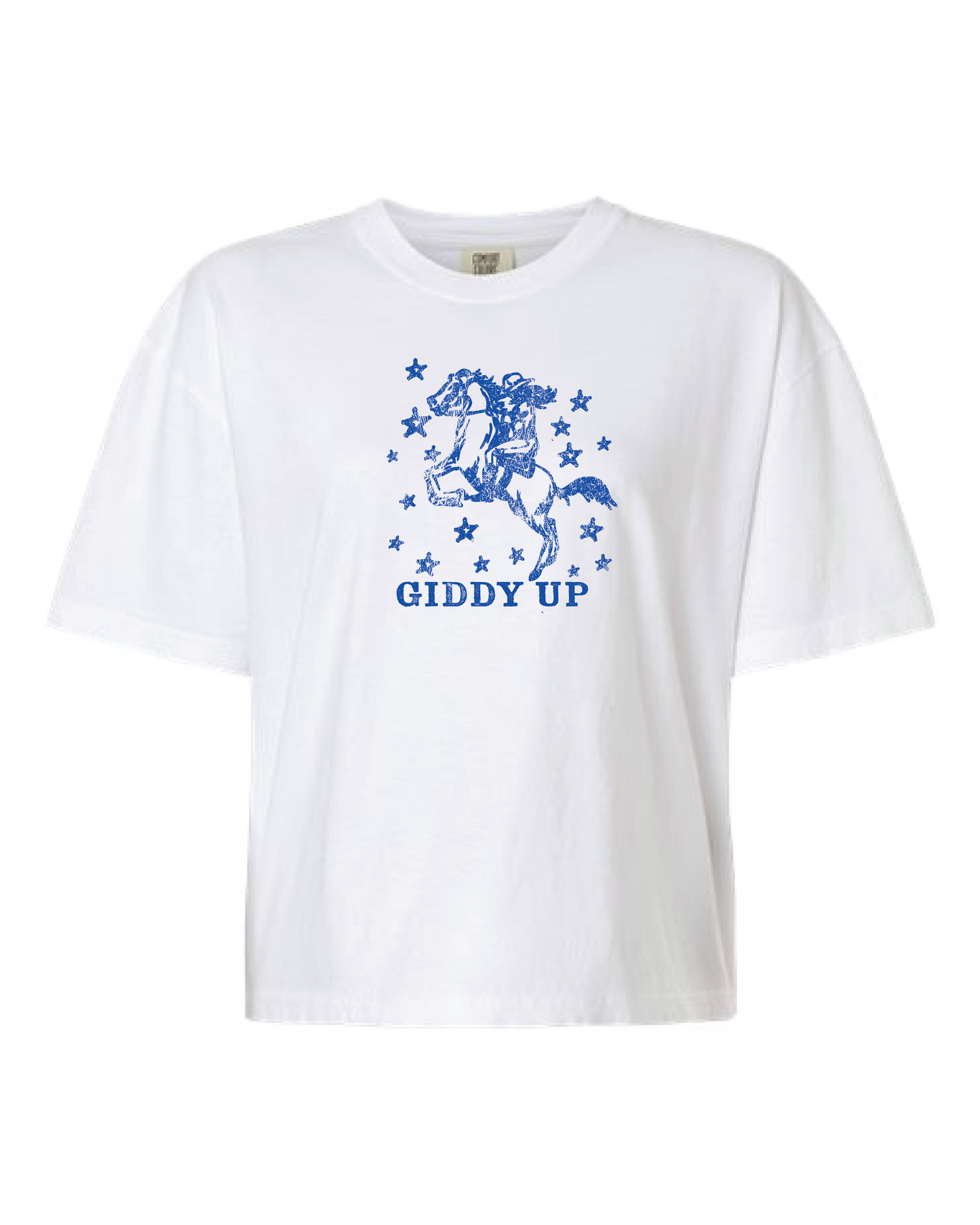 Vintage Cowgirl Giddy Up Graphic Tee