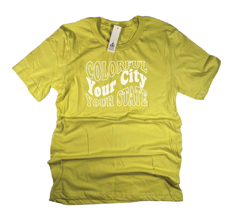 Colorful Your City Colorado Tee