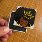 Afro Queen Button Magnet