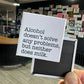 Alcohol Doesn't Solve Problems Button Magnet