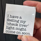 Check Liver Light Button Magnet