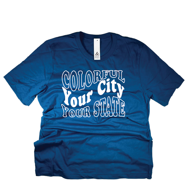 Colorful Your City Colorado Tee