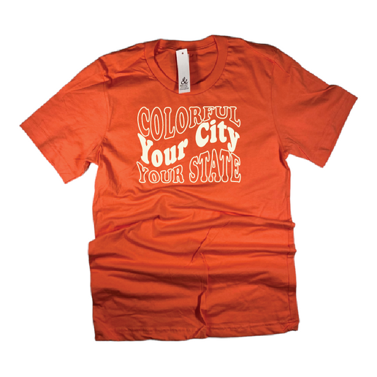 Colorful Your City Colorado Tee