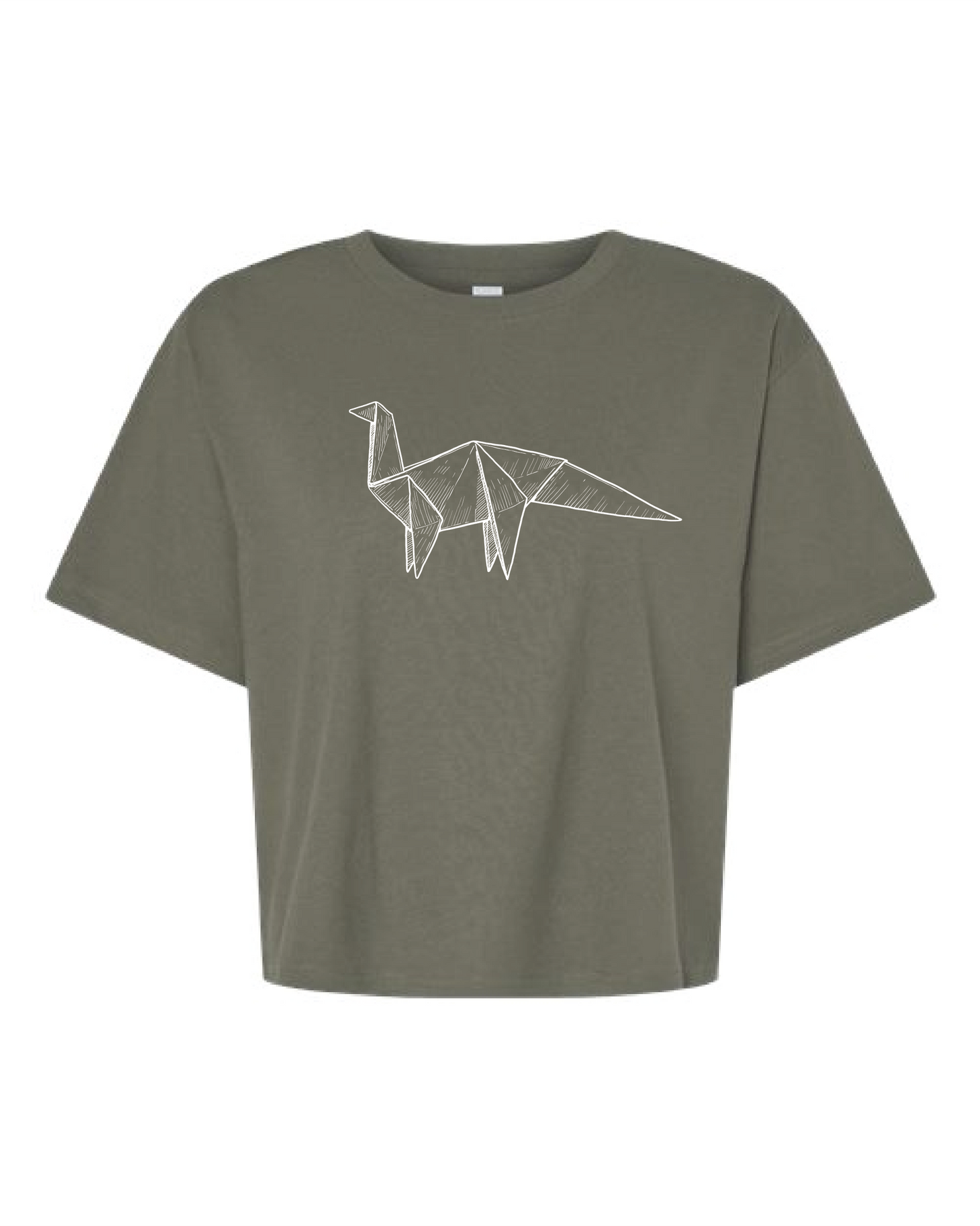Origami Brontosaurus T-Shirt