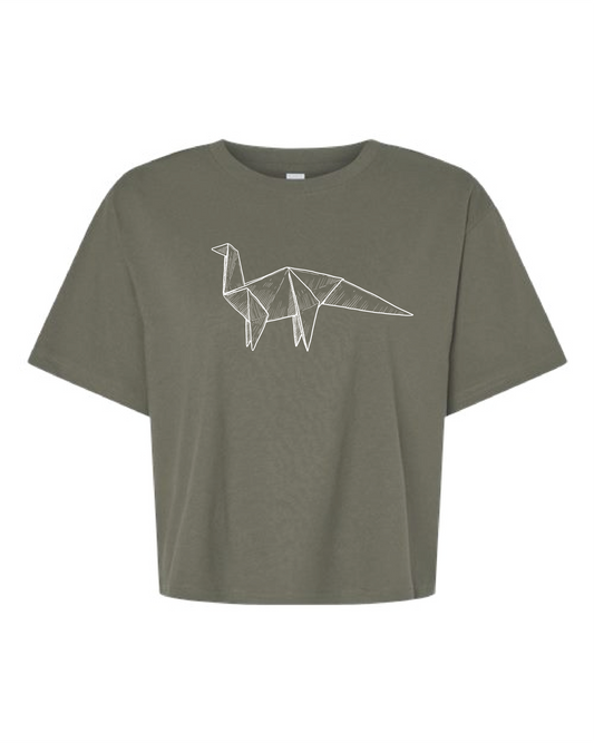 Origami Brontosaurus T-Shirt