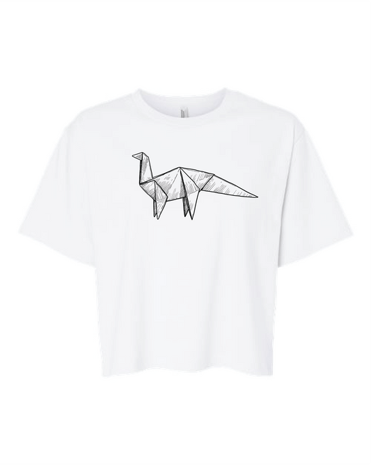 Origami Brontosaurus T-Shirt