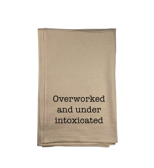 Overworked Kitchen Towel