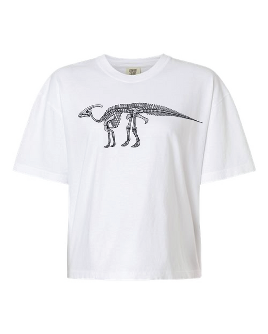 Parasaurolophus Skeleton Graphic T-Shirt
