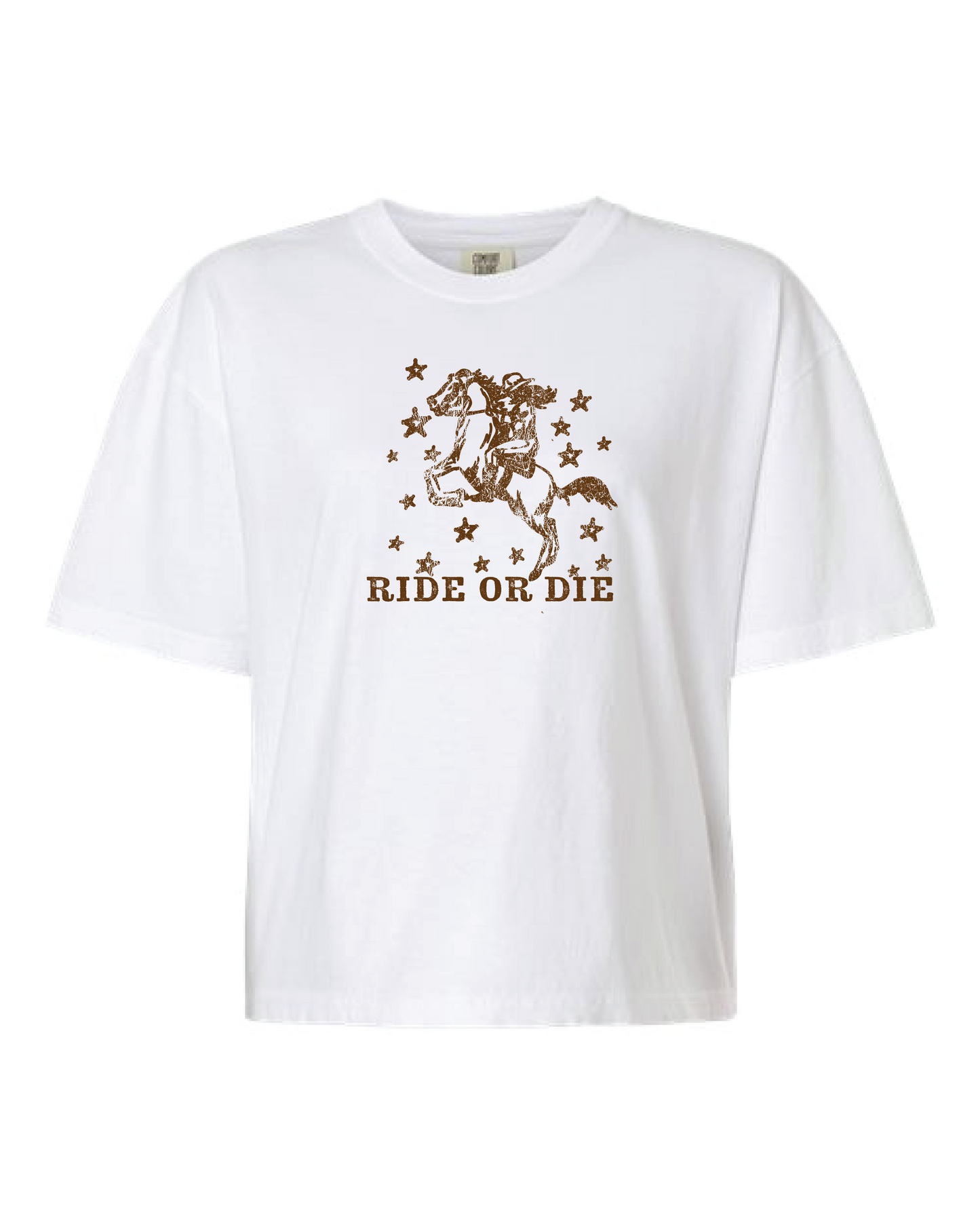 Vintage Cowgirl Ride or Die Graphic Tee