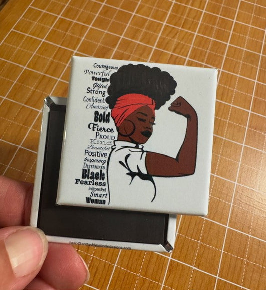 Rosie Button Magnet