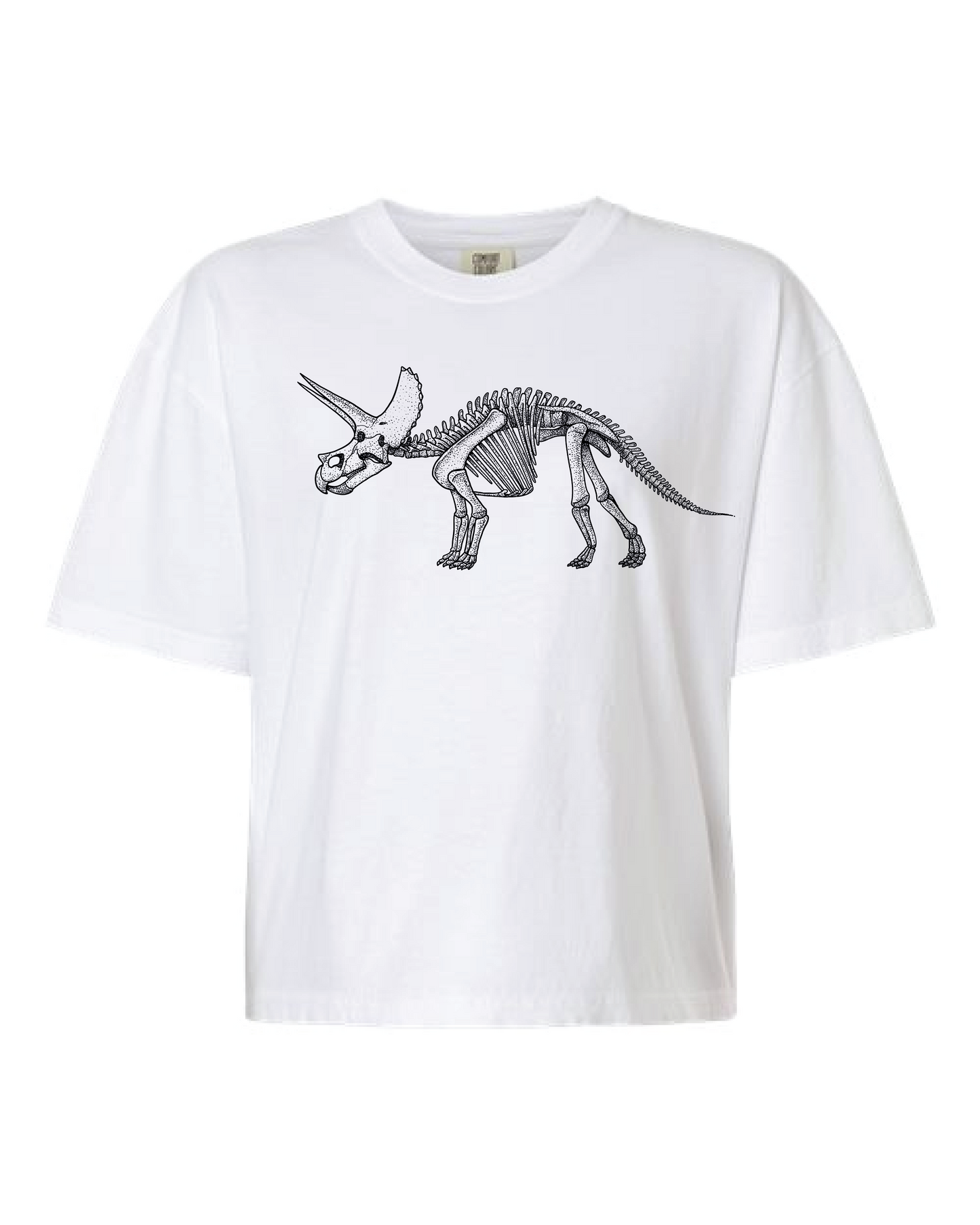 Triceratops Skeleton Graphic T-Shirt